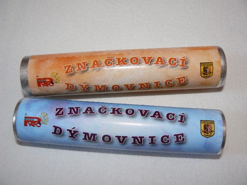 dymovnicka znackovaci modra oranzova